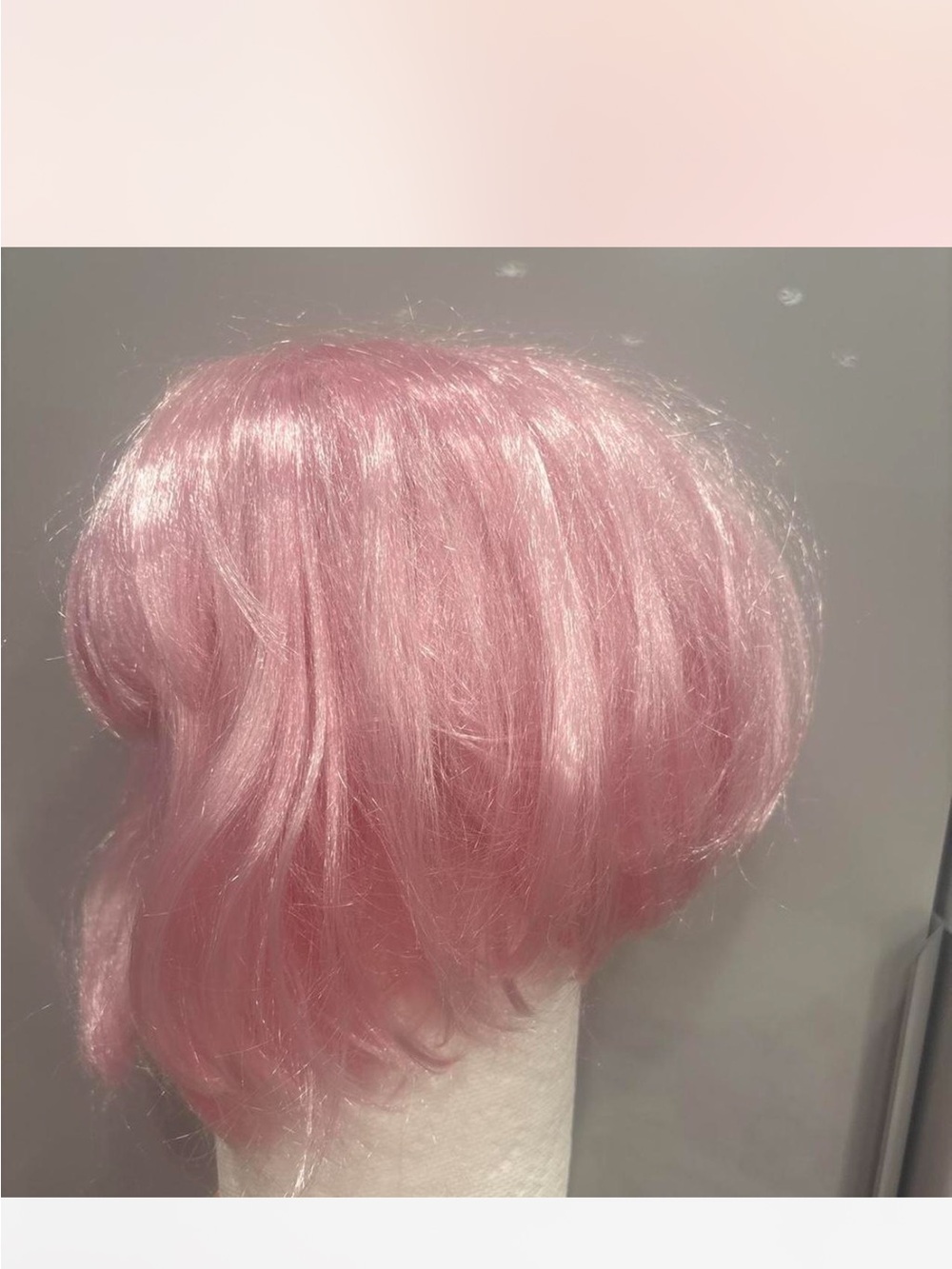 Disney Pink Short Bob Wig